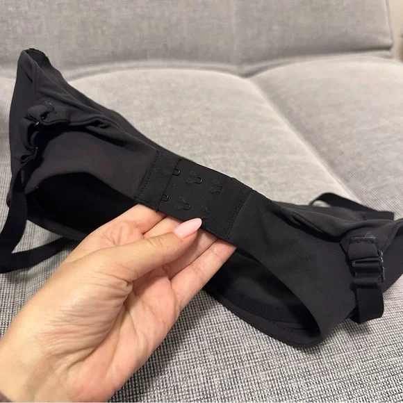 NWT SKIMS 32DDD Onyx/Black Fits Everybody Unlined Demi Bra - Picture 7 of 8